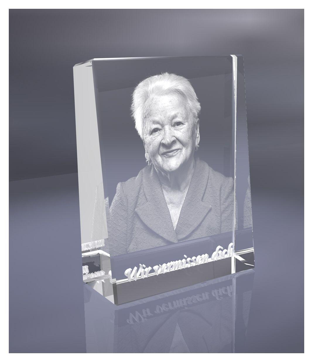 2D Gedenkfoto Flachglas