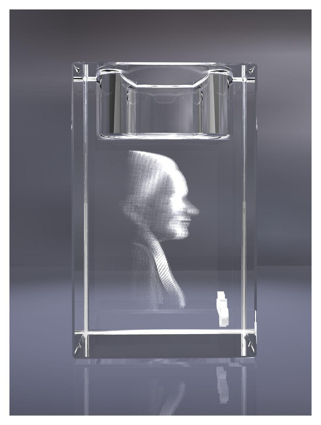Gedenkfoto 3D Teelicht-Halter